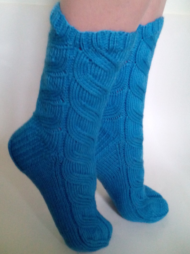 Stiefel Socken. Kniehohe Socken. Knie-Socken. Kniehohe Socken. Wollsocken, gestrickte Wollsocken Bild 1