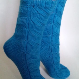 Stiefel Socken. Kniehohe Socken. Knie-Socken. Kniehohe Socken. Wollsocken, gestrickte Wollsocken Bild 4