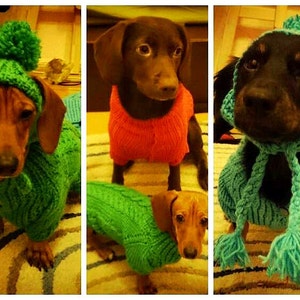 Dog sweaters, Dachshund Clothes Cable Knit Dog Sweater -Small Dog Sweater-Chihuahua sweater-Pet Sweater-Dog Costume Multiple sizes