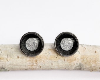 Pendientes Luna Llena - Joyería Celestial - Joyería Superluna