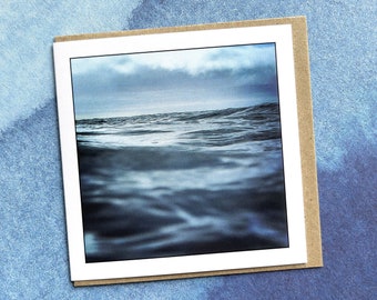 Tarjeta de felicitación Sea & Sky - Creada a partir de fotografía original de la naturaleza de Tasmania - Impresa en papel reciclado