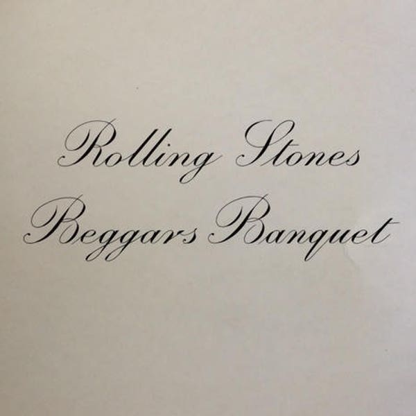 Vintage Vinyl The Rolling Stones – Beggars Banquet 1968 Classic Rock 1st US Stereo Press LP Record