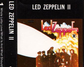 Vintage Led Zeppelin 3X Tape Collection - Original 70er Jahre Audio Kassettenbänder