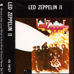 Led Zeppelin 3X Cassette Collection - Zoso, Zep II, In Thr Out Door Original 70er Jahre Audio Cassette Tapes