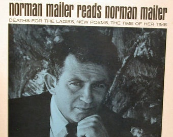 Vintage Vinyl Norman Mailer Reads Norman Mailer American Poetry Literature Vinyl LP