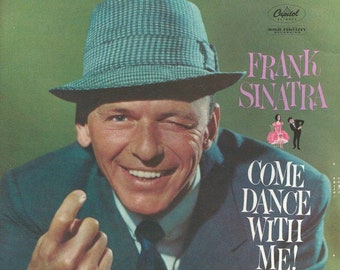 LP de vinilo vintage de Frank Sinatra - ¡Baila conmigo! Primera edición de 1959