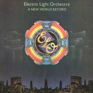 Vintage Vinyl Electric Light Orchestra - A New World Record 70&#39;s Richard Tandy Prog Symphonic Arean Rock  LP Record