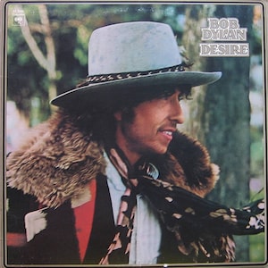 Vintage Vinyl Bob Dylan-  Desire 70&#39;s Folk Rock 1st PressRecord