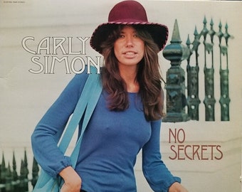 Vintage Vinyl Carly Simon – No Secrets 70's Pop Rock Soft Rock
