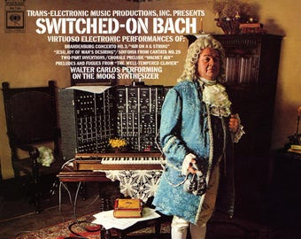 Vintage Vinyl Wendy Carlos - Switched-On Bach 60's Moog Electronic Synth Classical  LP Record