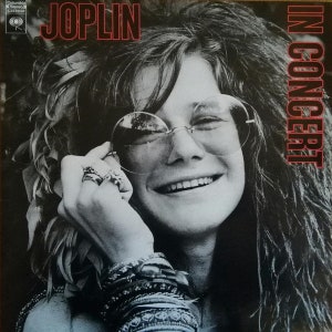 Janis Joplin - Joplin In Concert Original &#39;70s  Blues Rock Double Vinyl LP Set