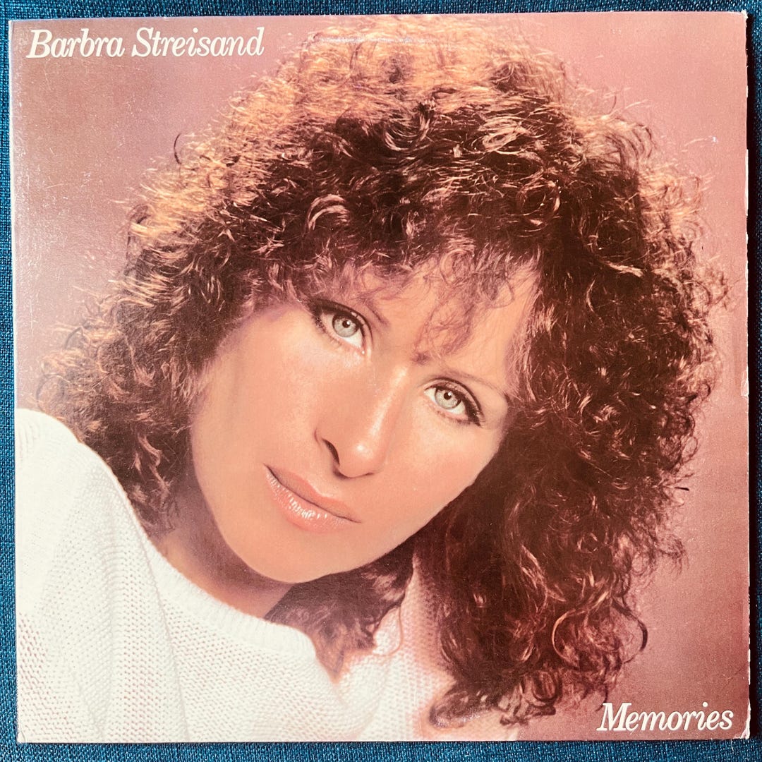 Vintage Vinyl Barbra Streisand- Memories 70's Pop Rock Ballad Love