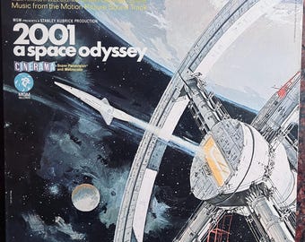 Vintage Vinyl 2001 A Space Odyssey 60&#39;s Science Fiction Movie Soundtrack Richard Strauss Classical Music Record