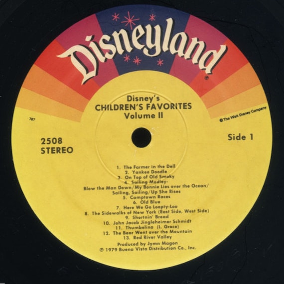 Vintage Vinyl Disneyland Children's Chorus – Disney's