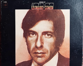 Vintage Vinyl Songs Of Leonard Cohen Folk Rock Pop Vocalist Debut 1st Press LP Record