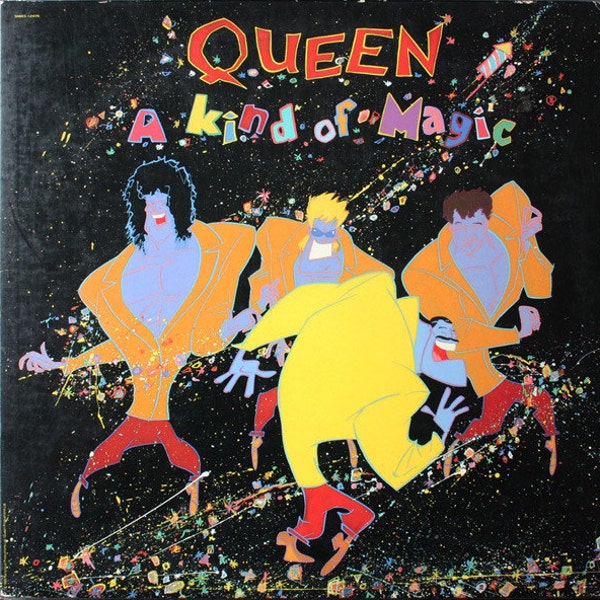 Vintage Vinyl Queen -  A Kind of Magic 80's Pop Rock Soundtrack Record