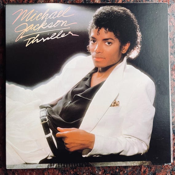 Vintage Vinyl Michael Jackson - Thriller 80's First Press Pop Funk