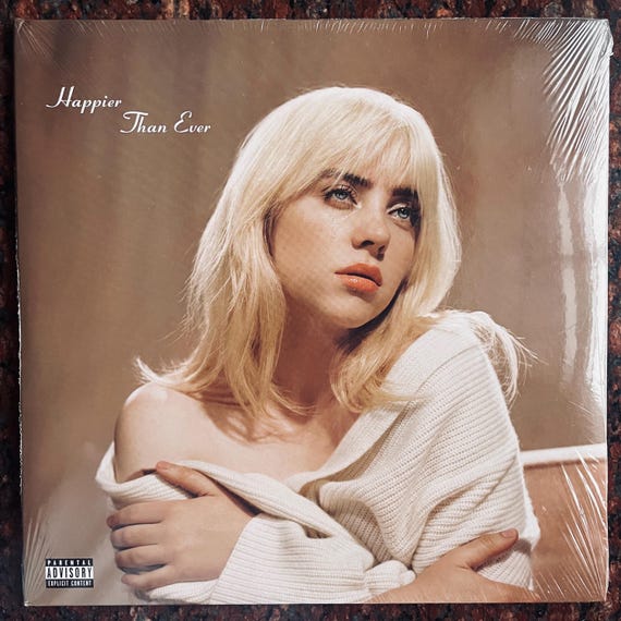 Collectible Vinyl Billie Eilish – Happier Than Ever Pop Rock
