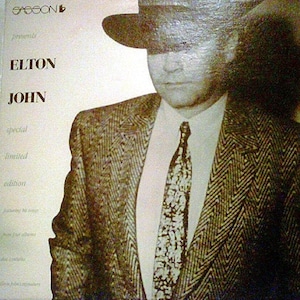 Vintage Vinyl RARE Elton John - Sasson Presents Elton John  80&#39;s Pop Rock Sad Songs Limited Edition Promo Vinyl 12&quot; EP Record