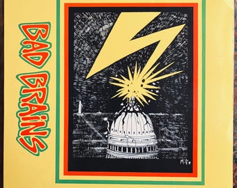 Vintage Vinyl Bad Brains - Bad Brains 80's Punk Reggae Hardcore Record