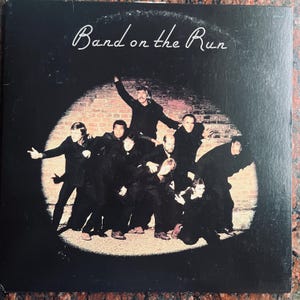 Vintage Vinyl Paul Mccartney & Wings - Band on the Run 70's Rock