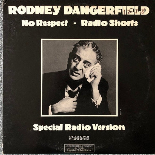 Vintage Vinyl Rodney Dangerfield - No Respect-Radio Shorts  80's Promotional Comedy Album Soundtrack  LP Record