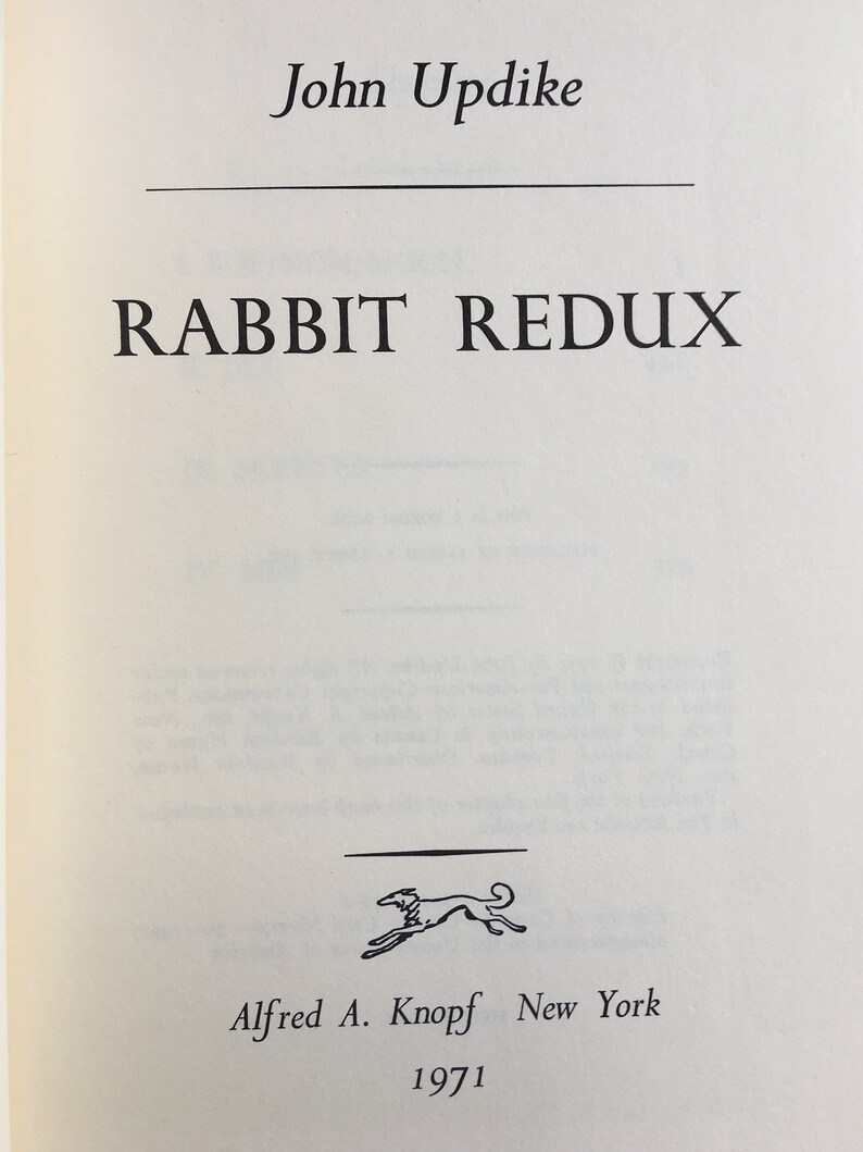 john updike rabbit redux john updike rabbit redux