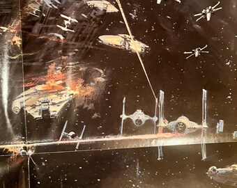 希少なスターウォーズ - ヴィンテージオリジナル 1977年 デススター SF