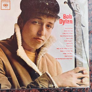 RARE Vintage Vinyl Bob Dylan- Bob Dylan &#39;60s Debut STEREO Record