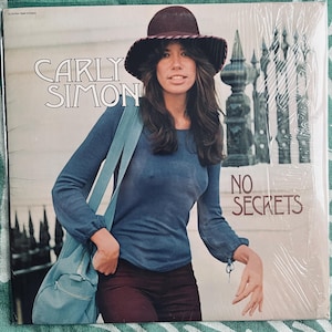 Vintage Vinyl Carly Simon – No Secrets 70&#39;s Pop Rock Soft Rock Female Vocalist  LP Record