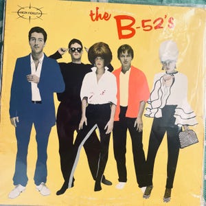 Vintage Vinyl The B-52&#39;s -The B-52&#39;s 70&#39;s New Wave Synth Pop Rock  LP Record