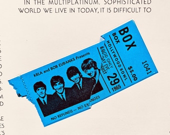 Vinilo vintage The Beatles - The Beatles At The Hollywood Bowl Disco LP de rock clásico de John Lennon de los años 60