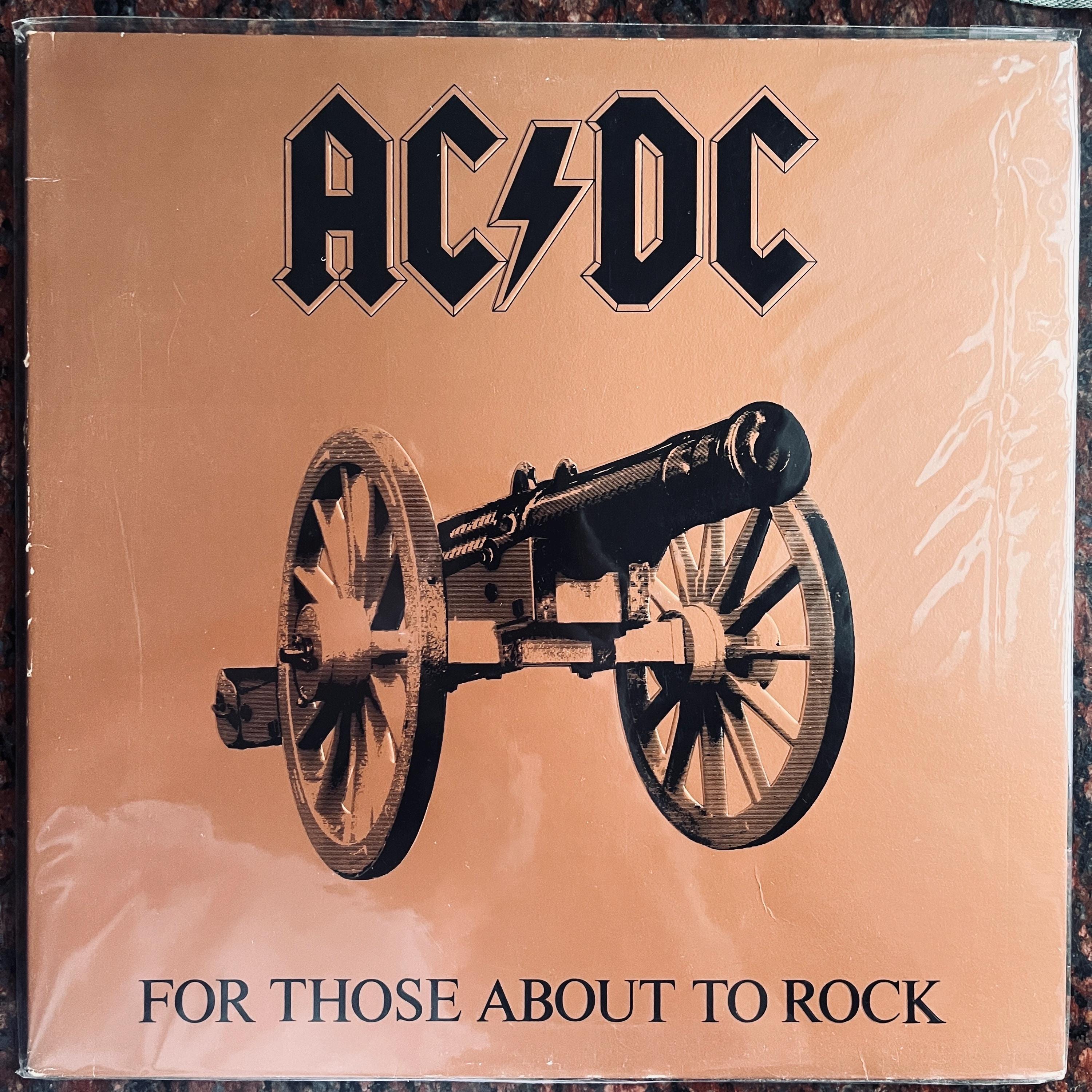 Vintage VinylAC/DC –For Those About To Rock (We Salute You) Classic Rock Malcolm Young  80's First Press Vinyl LP