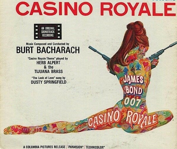 Vintage Vinyl Burt Bacharach - Casino Royale 60's Lounge Dusty Springfield James Bond 007 Movie Soundtrack 1st British Press Record