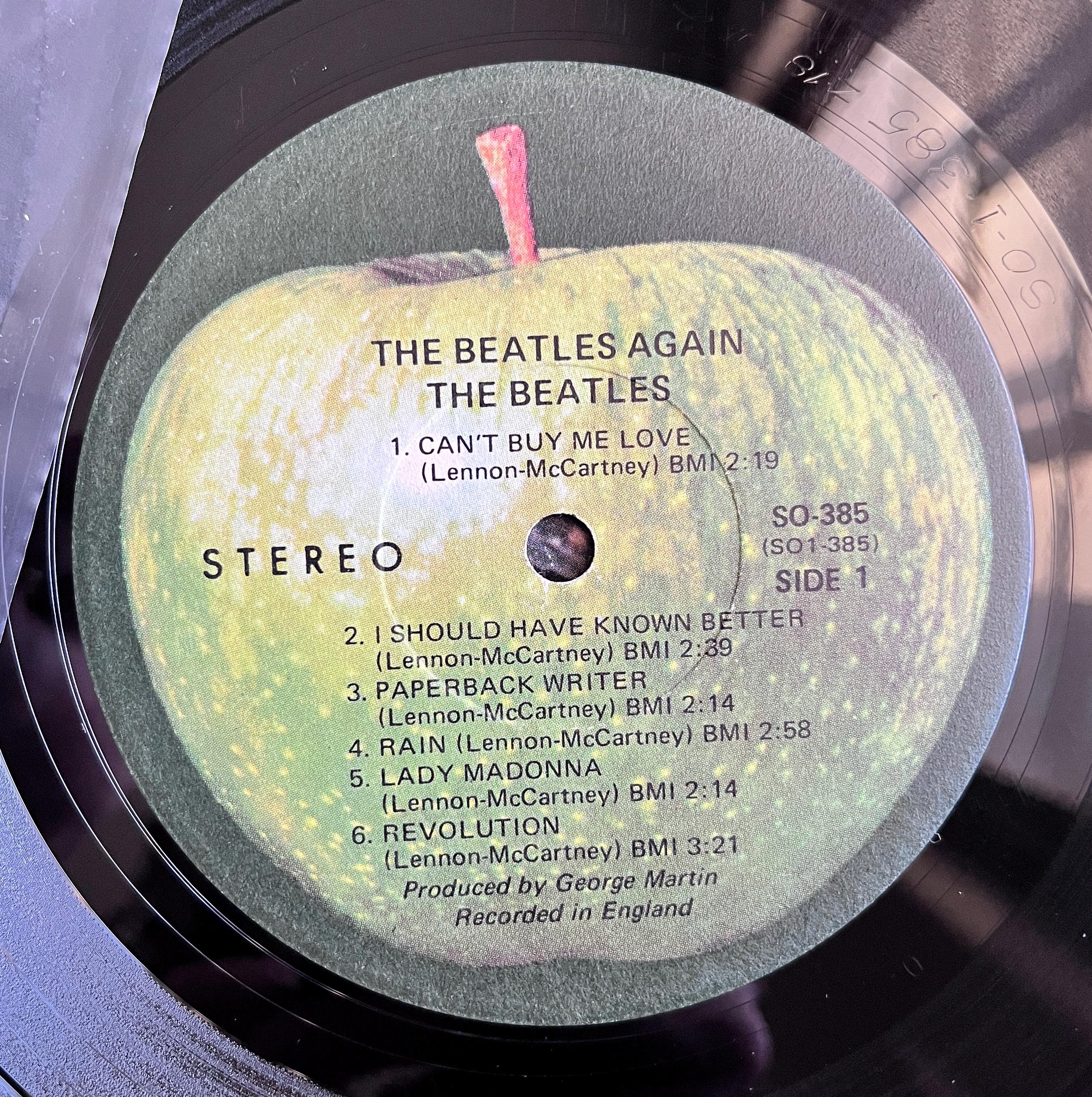 激レア! The Beatles Again 1970年USオリジ 1stプレス The Beatles Hey Jude The Beatles Again First Year Pressing 1970 US