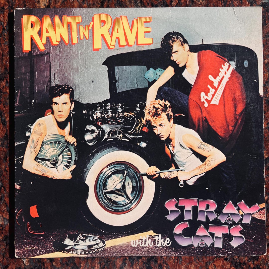 Vintage Vinyl Stray Cats – Rant N' Rave With the Stray Cats 80's