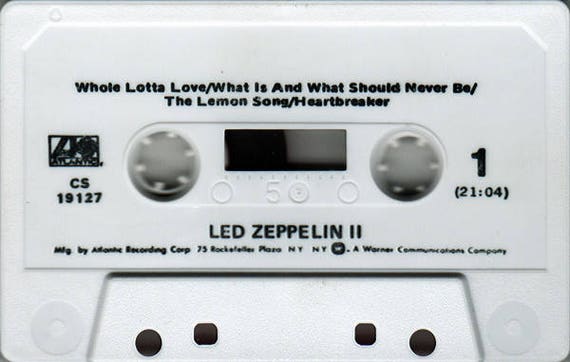 Led Zeppelin 3X Cassette Collection- Zoso, Zep II, in
