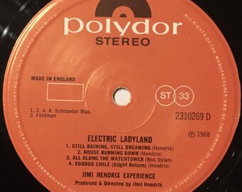 The Jimi Hendrix Experience - Electric Ladyland UK Press Banned