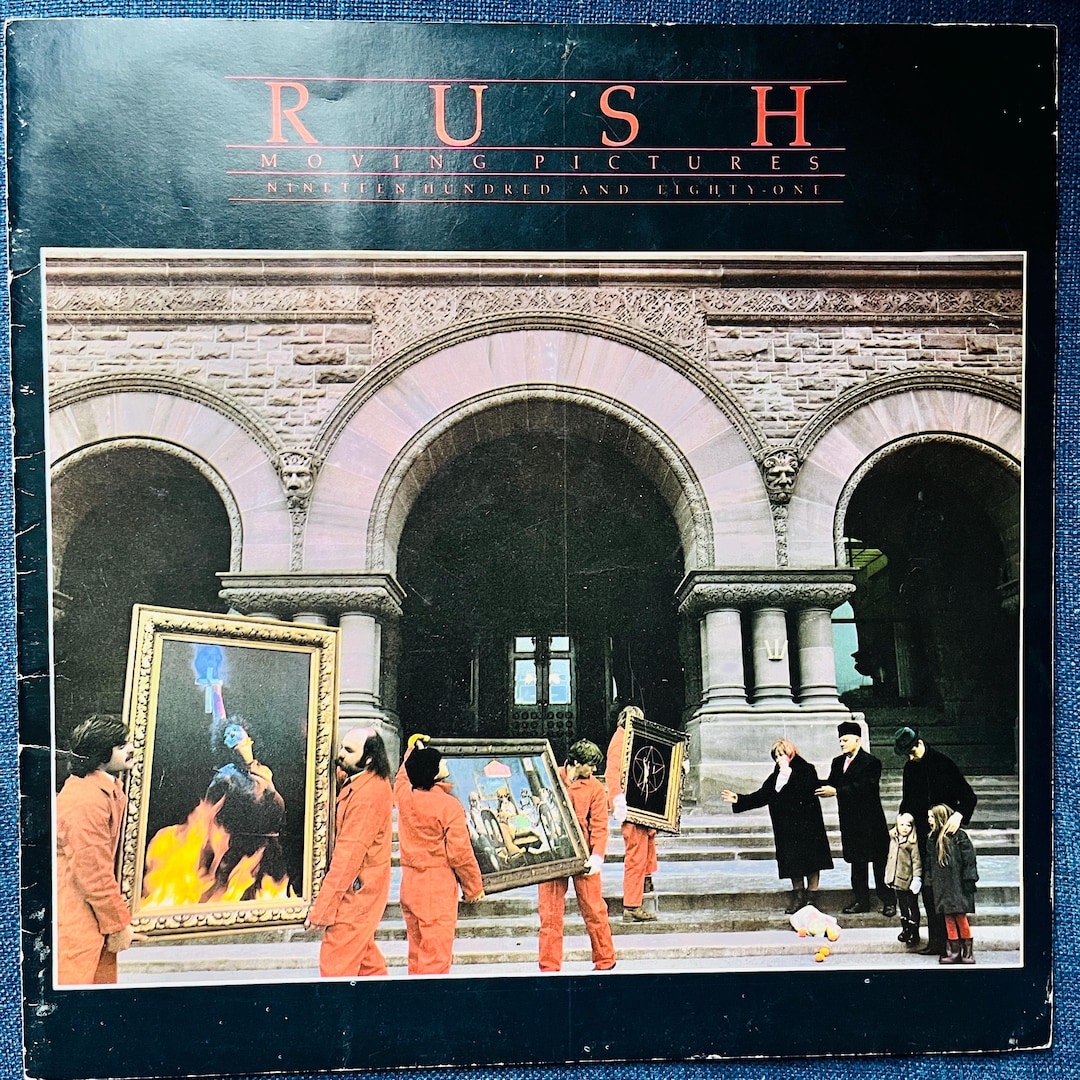 RARE Rush - Vintage 1980s Classic Rock Arena Prog Rock Concert Program ...