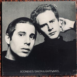 Vintage Vinyl Simon & Garfunkle-  Bookends 60&#39;s Paul Simon Folk Rock Pop Acoustic First Press  LP Record