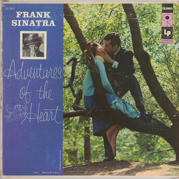 Vintage Vinyl Frank Sinatra – Adventures Of The Heart 50's Swing Big Band Jazz Pop Ballad MONO Record