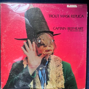 Vintage Captain Beefheart Forellen Maske Replica 2X LP - Original von 1969