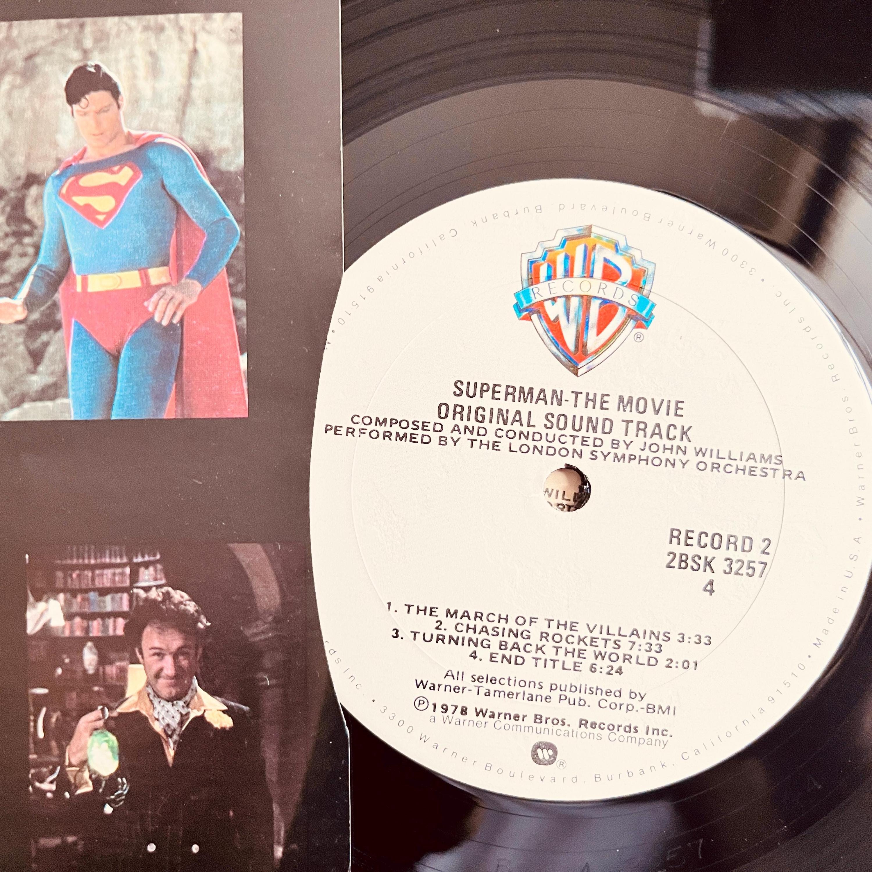 未開封 SUPERMAN スーパーマン POWER RECORDS レコード Superman Power Records Book and Record Set from 1976