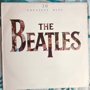 Vintage Vinyl The Beatles - 20 Greatest Hits 80&#39;s Beatles Rock Compilation Hey Jude Abbey Road 1st Press Record