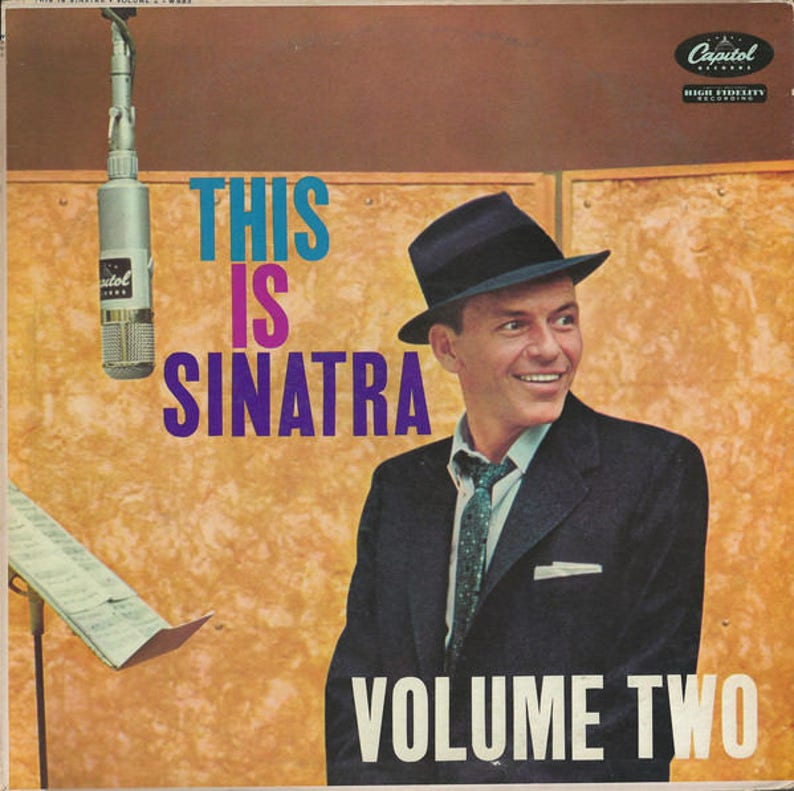 Vintage Vinyl Frank Sinatra This Is Sinatra Volume Two 60's Big Band Jazz Record image 1