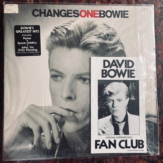 Vintage Vinyl David Bowie - Changes 80's Pop Rock Compilation 1st