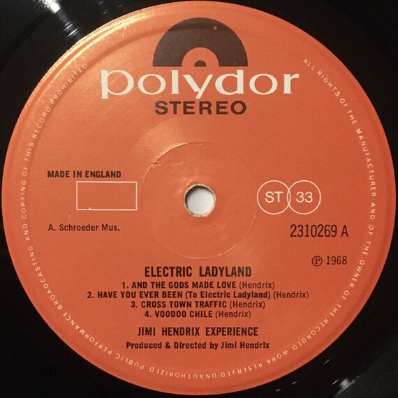 The Jimi Hendrix Experience - Electric Ladyland UK Press Banned