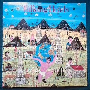 Vintage Vinyl Talking Heads Little Creatures 80-tals David Byrne Tina Weymouth New Wave Pop Rock LP-skiva