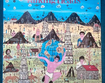Vinilo vintage Talking Heads Little Creatures 80s David Byrne Tina Weymouth New Wave Pop Rock LP