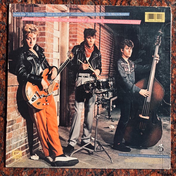 Vintage Vinyl Stray Cats – Rant N' Rave With the Stray Cats 80's